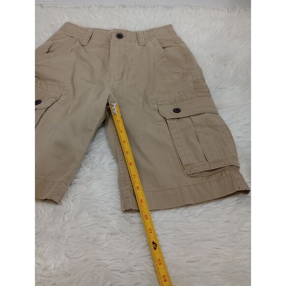 Arizona Jeans Two Shorts  Khaki Beige Cargo Pockets Classic Fit Size 26 - Picture 10 of 16